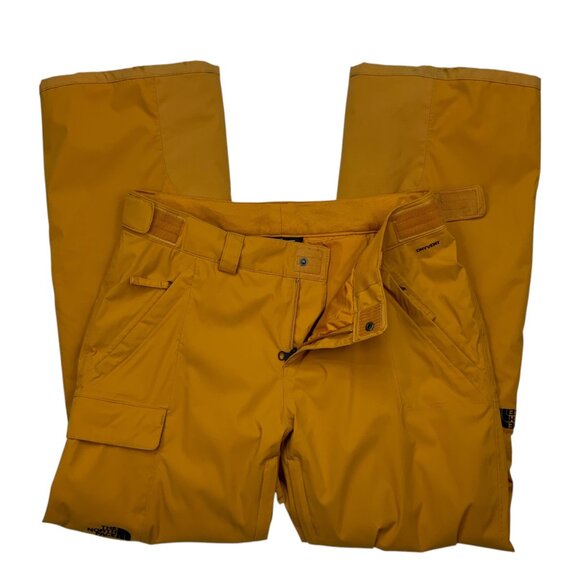 The North Face Womens Freedom Insulated Pant L Timber Tan Snow Pants Snowboard - Picture 8 of 12